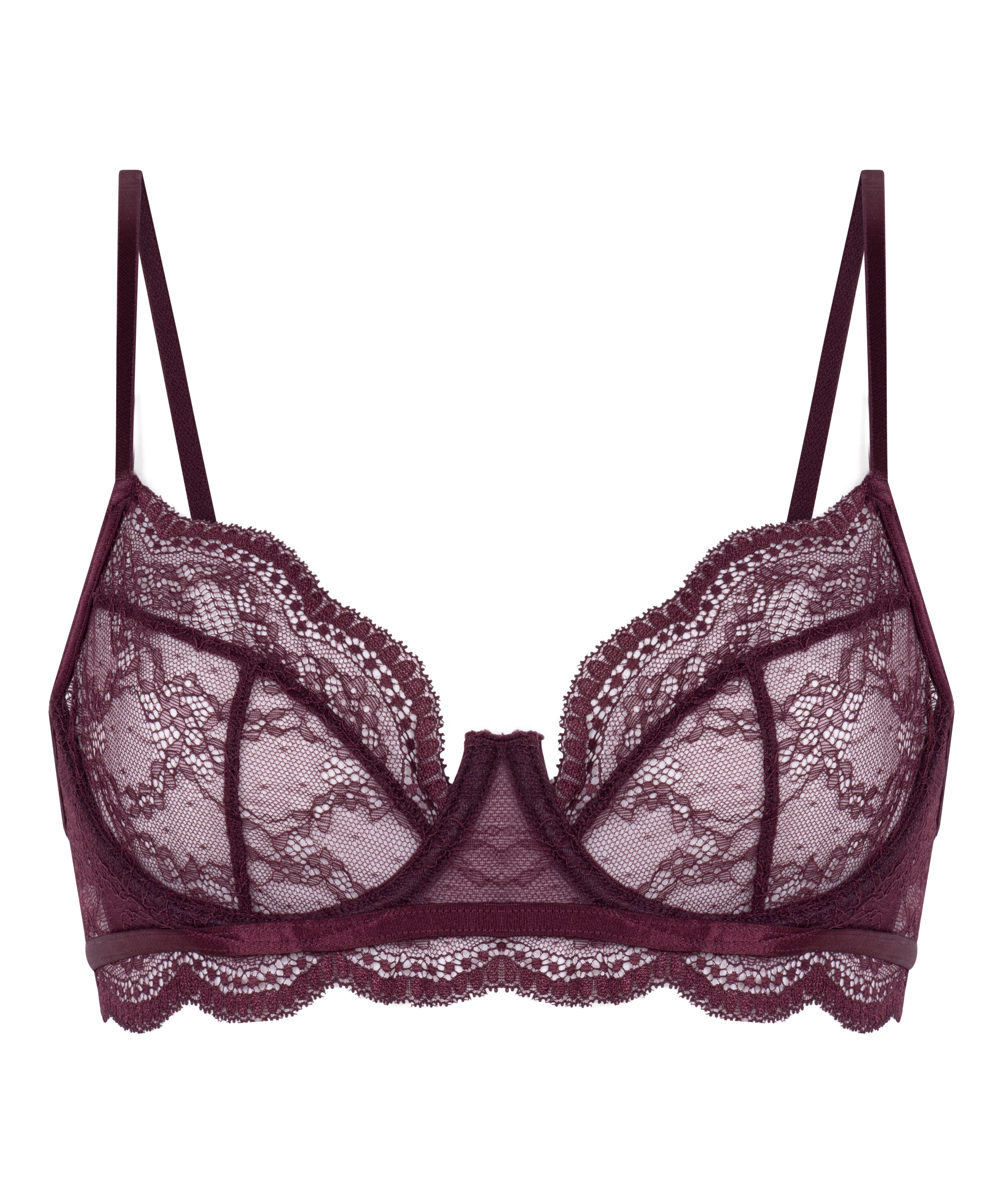 Isabelle Non-Padded Underwired Bra, Purple