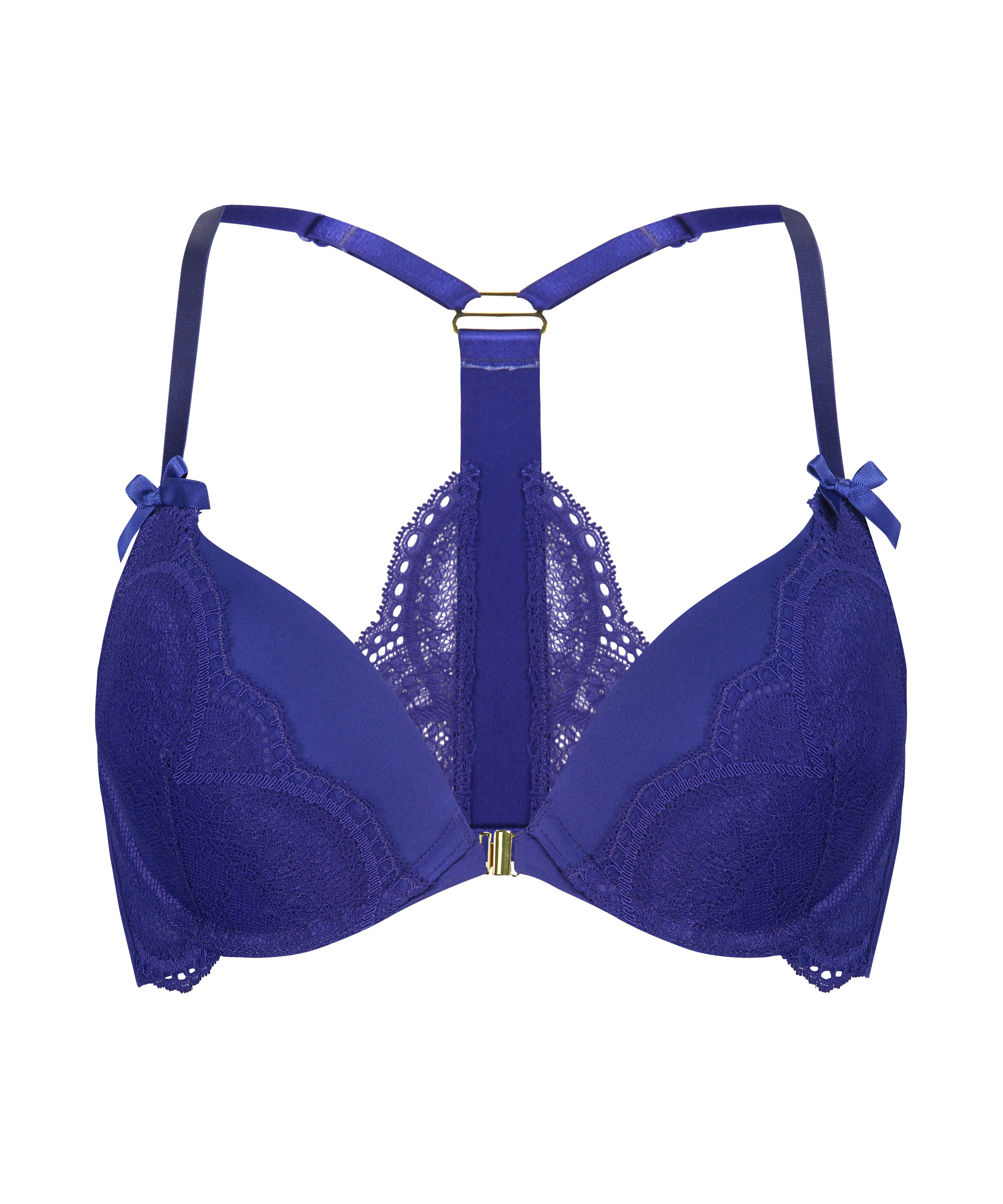 Maisie Padded Push-Up Underwired Bra Nyakim, Blue, main