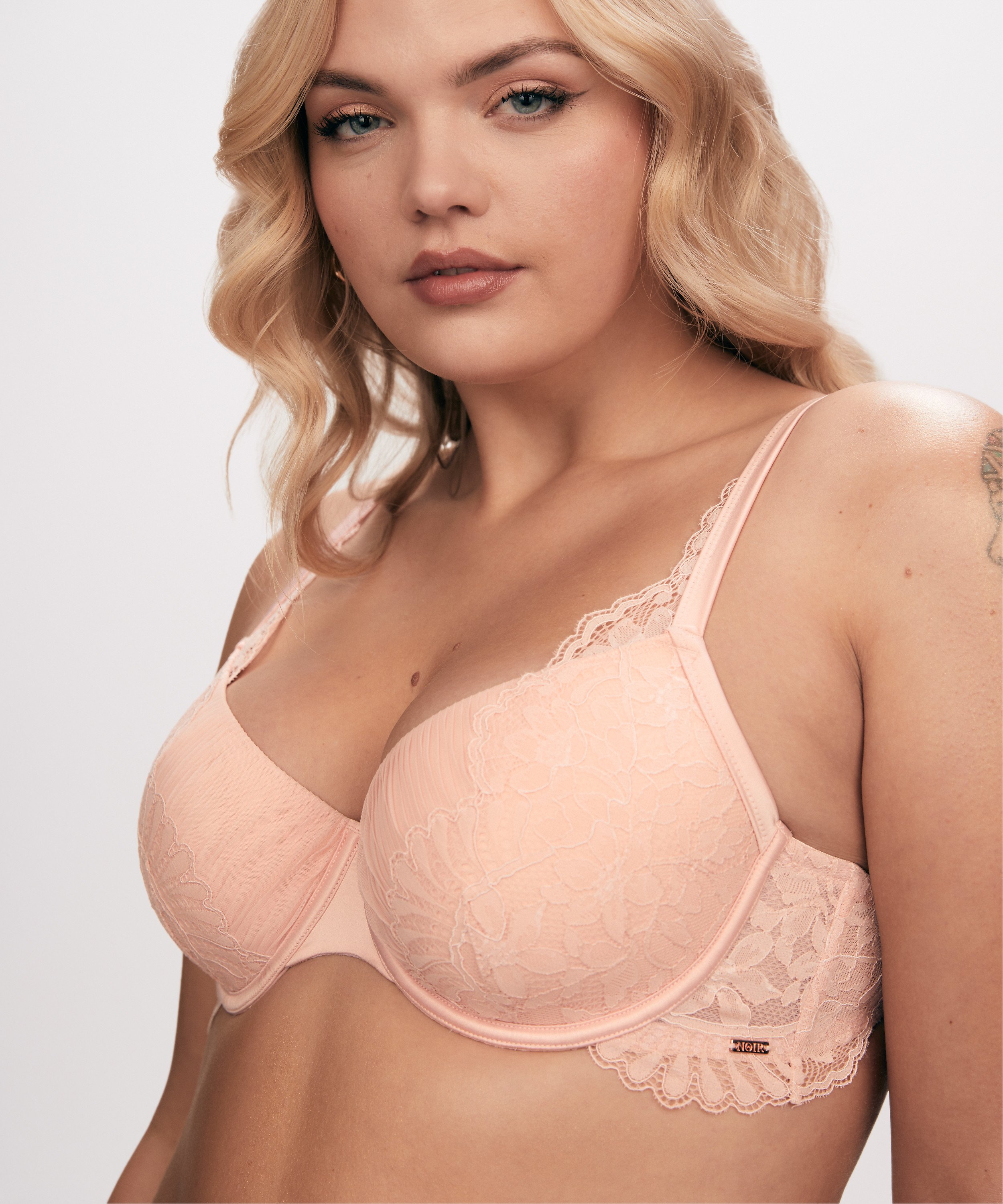 Antonia Padded Underwired Bra, Pink, main
