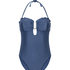 Sardinia Bandeau Bathinsuit, Blue