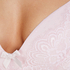 Bessie padded push-up bra without underwire, Pink