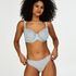Non-Padded Underwired Bra Theresa, Blue