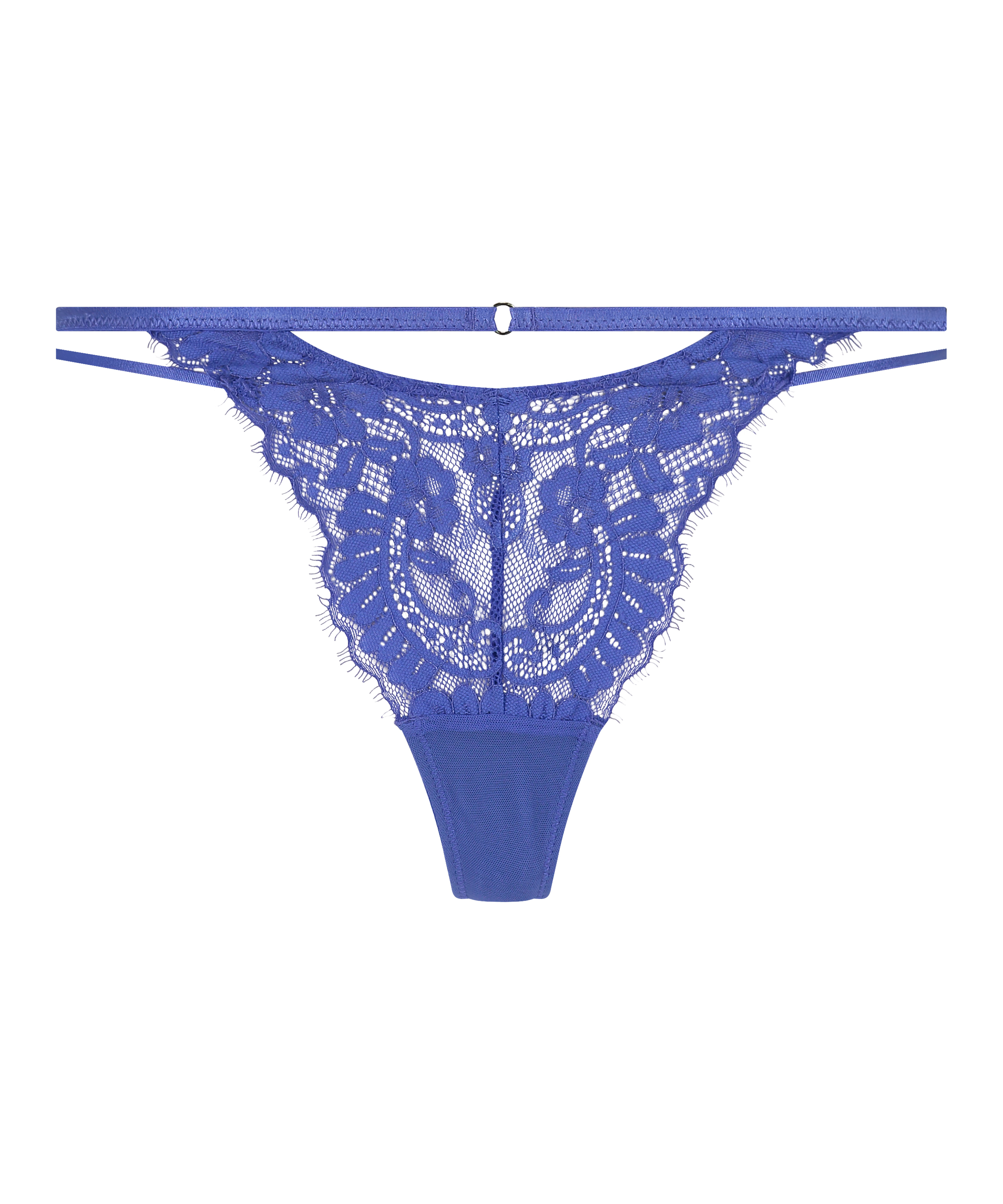 Lidia High Leg Thong, Blue, main