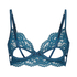 Eve Non-Padded Longline Underwired Bra, Blue