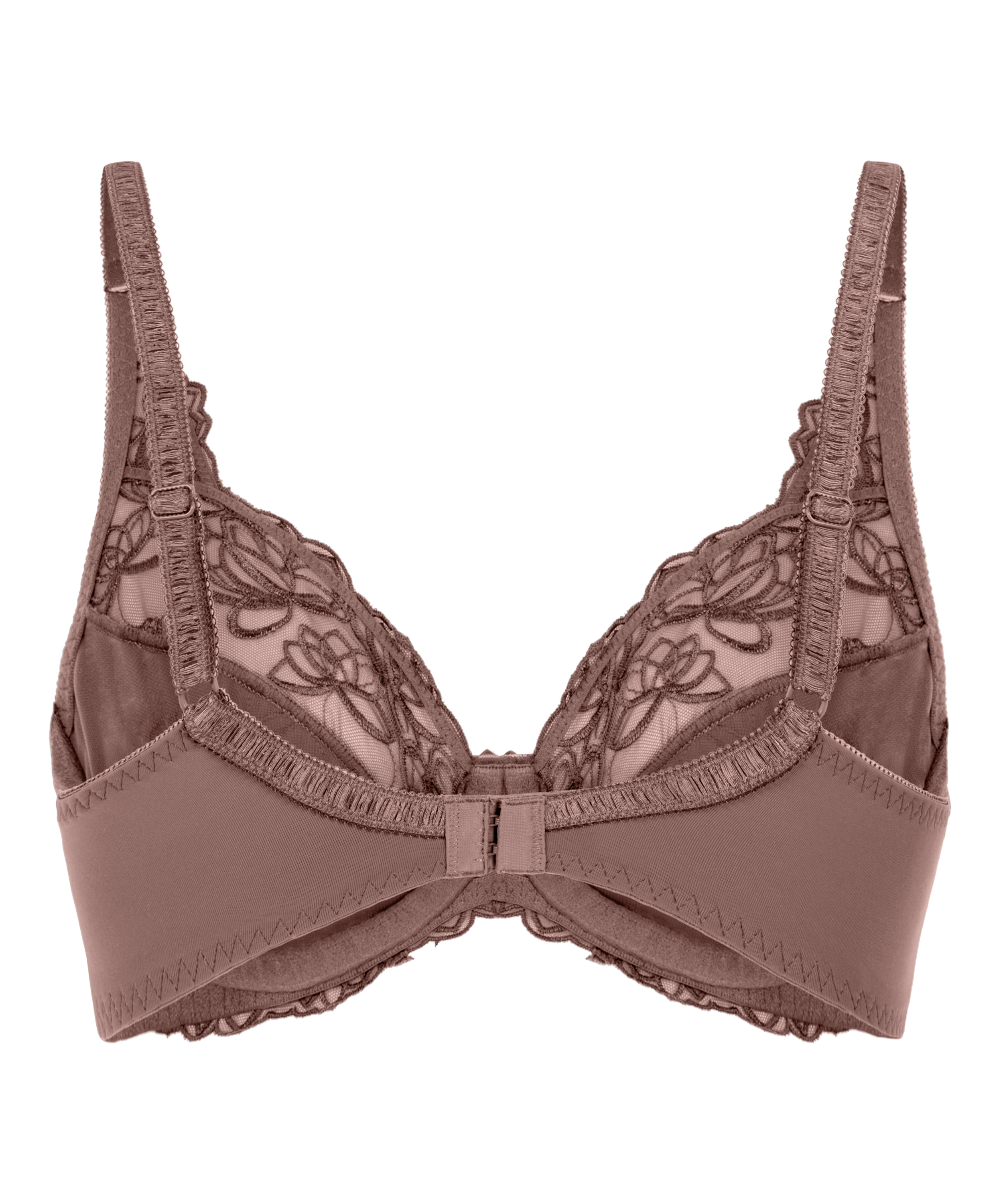 Diva Non-Padded Underwired Bra, Brown, main