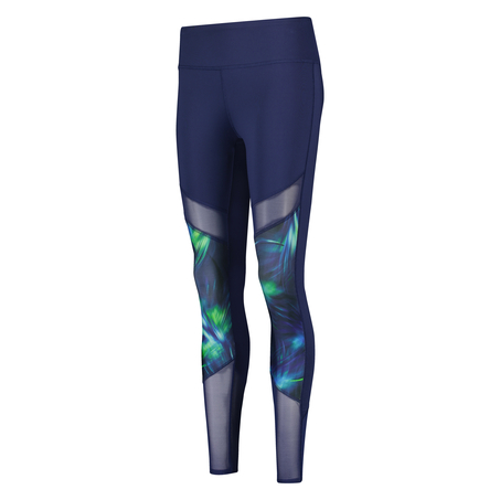 HKMX High waisted sport legging print level 2, Blue