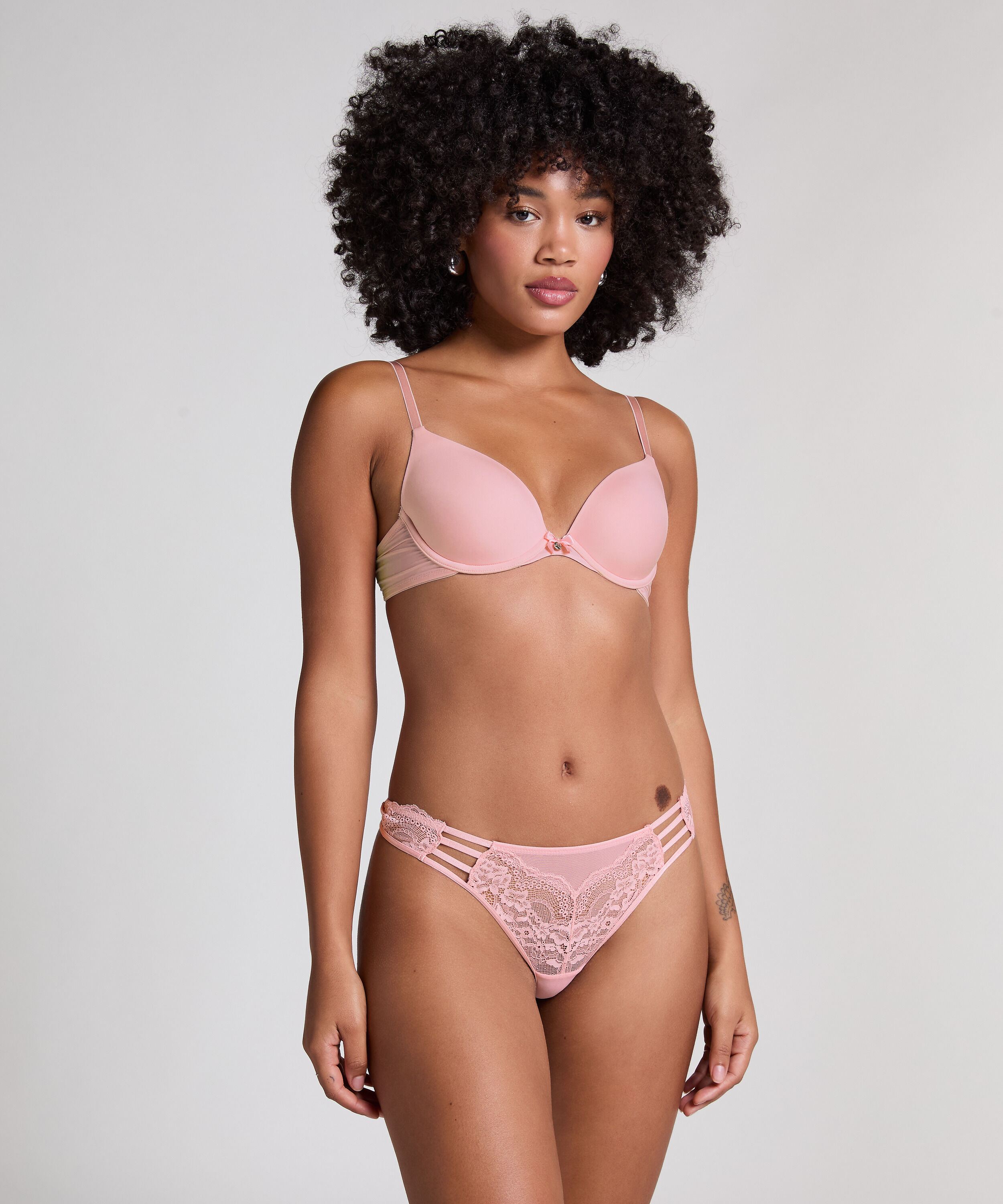 Briar Thong, Pink Briar Thong, Pink