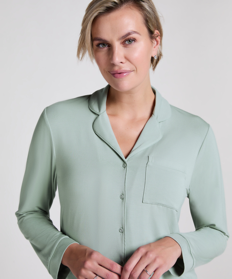 Essential Jersey Long-Sleeved Jacket, Green