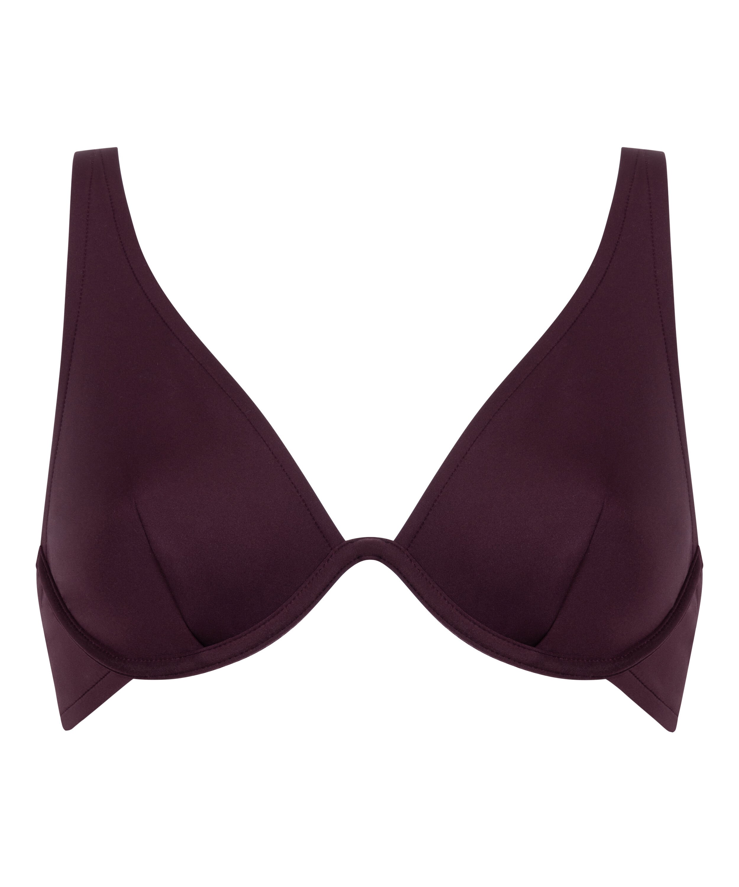 Neoprene Bikini Top, Purple