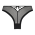 Invisible Fishnet Brazilian, Black