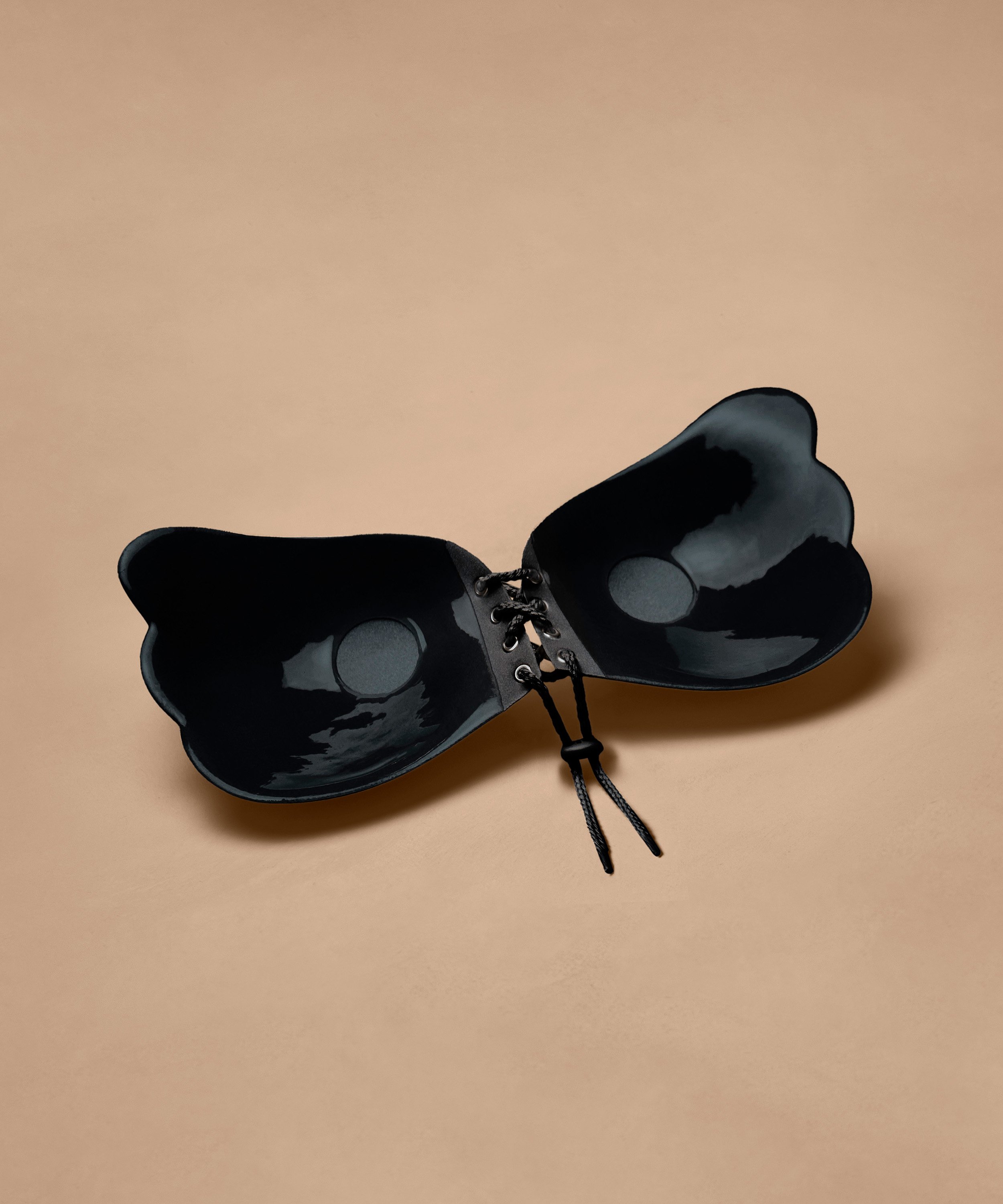 Push-up bra with wing, Black, main