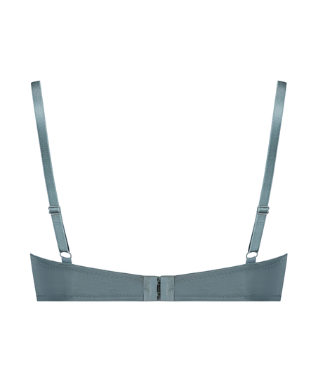 Plunge Padded Underwired Bra, Blue