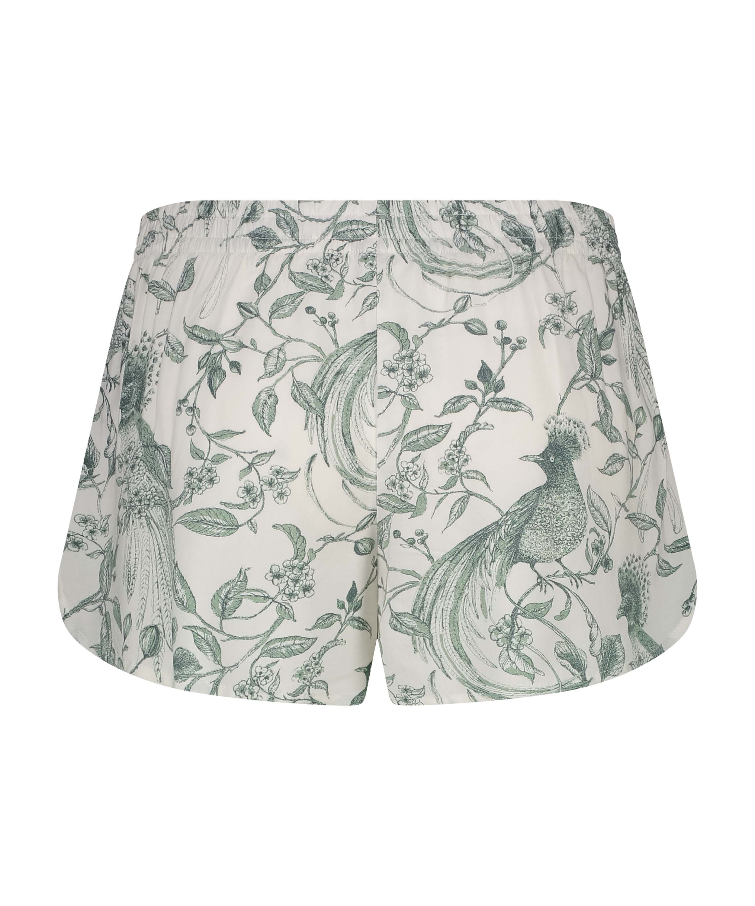 Pyjama Shorts, White, main