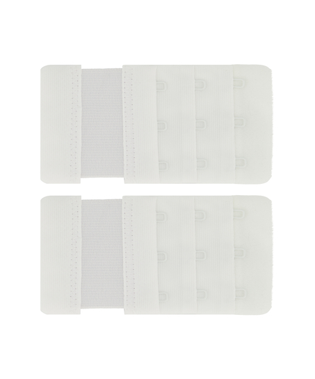 2-Pack Bra Extenders, White