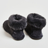 Teddy Slippers Boot, Grey