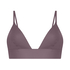 Smooth Triangle Bralette, Purple