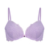 Marine Padded Underwired Push-Up Bra, Purple