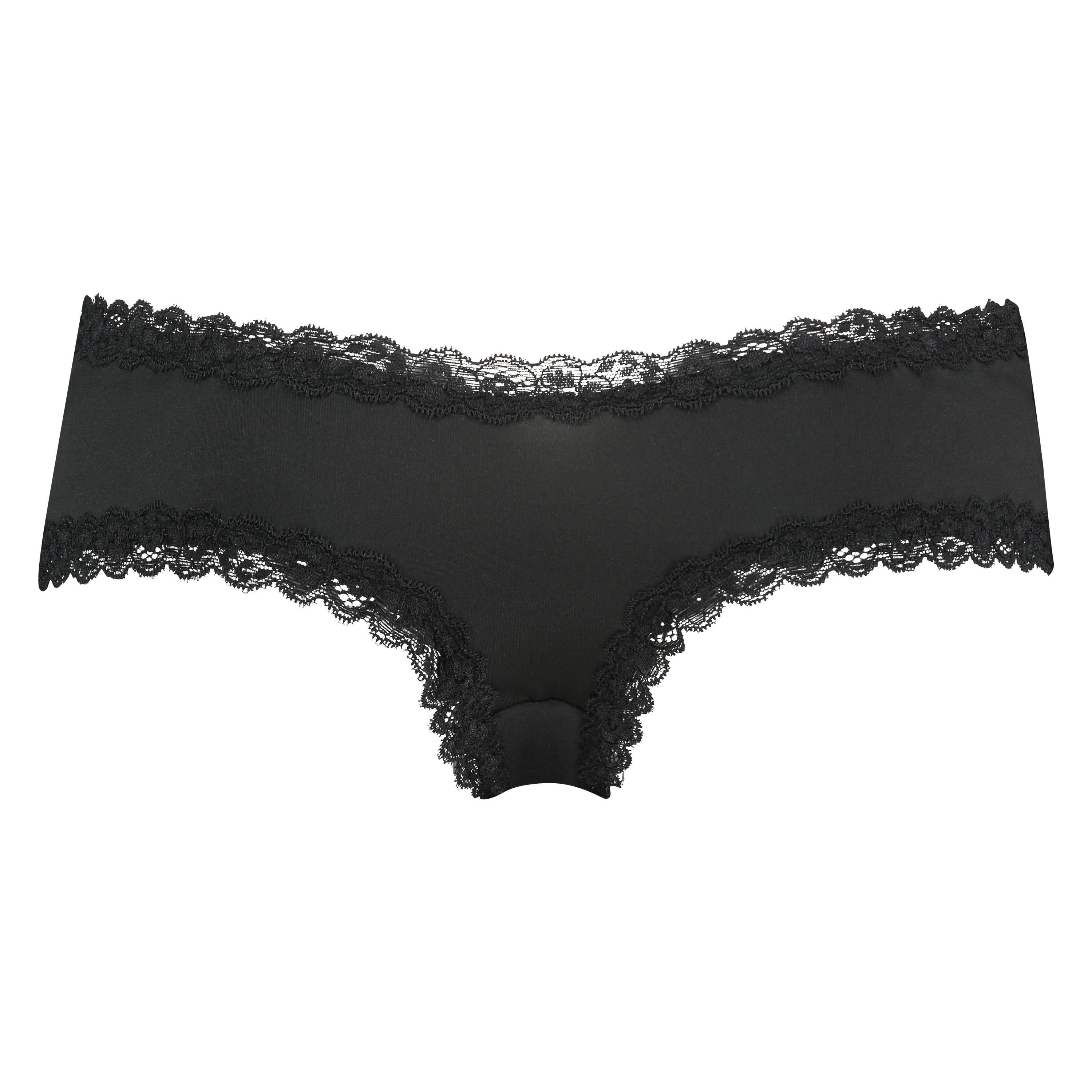 V-Shaped Microfibre Brazilian, Black, main
