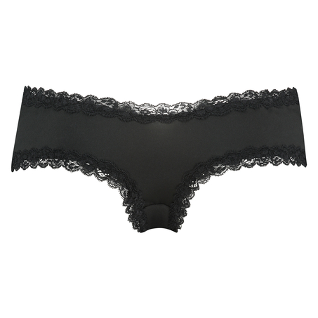V-Shaped Microfibre Brazilian, Black