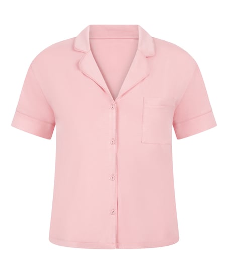 Essential Jersey Short-Sleeved Jacket, Pink