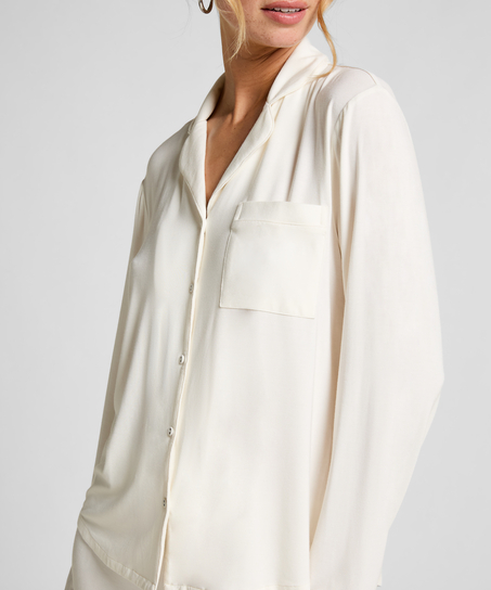 Essential Jersey Long-Sleeved Jacket, White