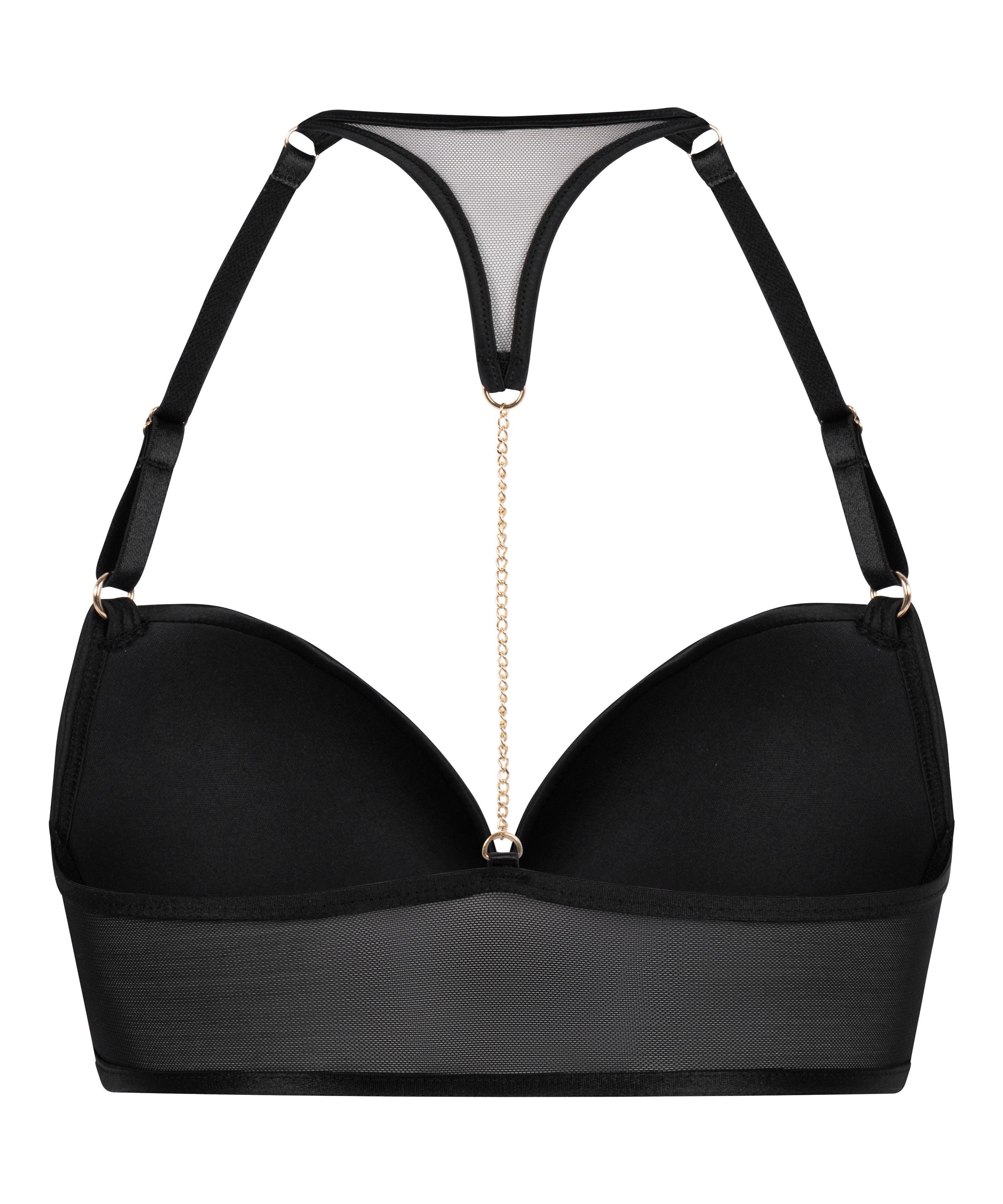 Amel Push-Up Bra, Black, main