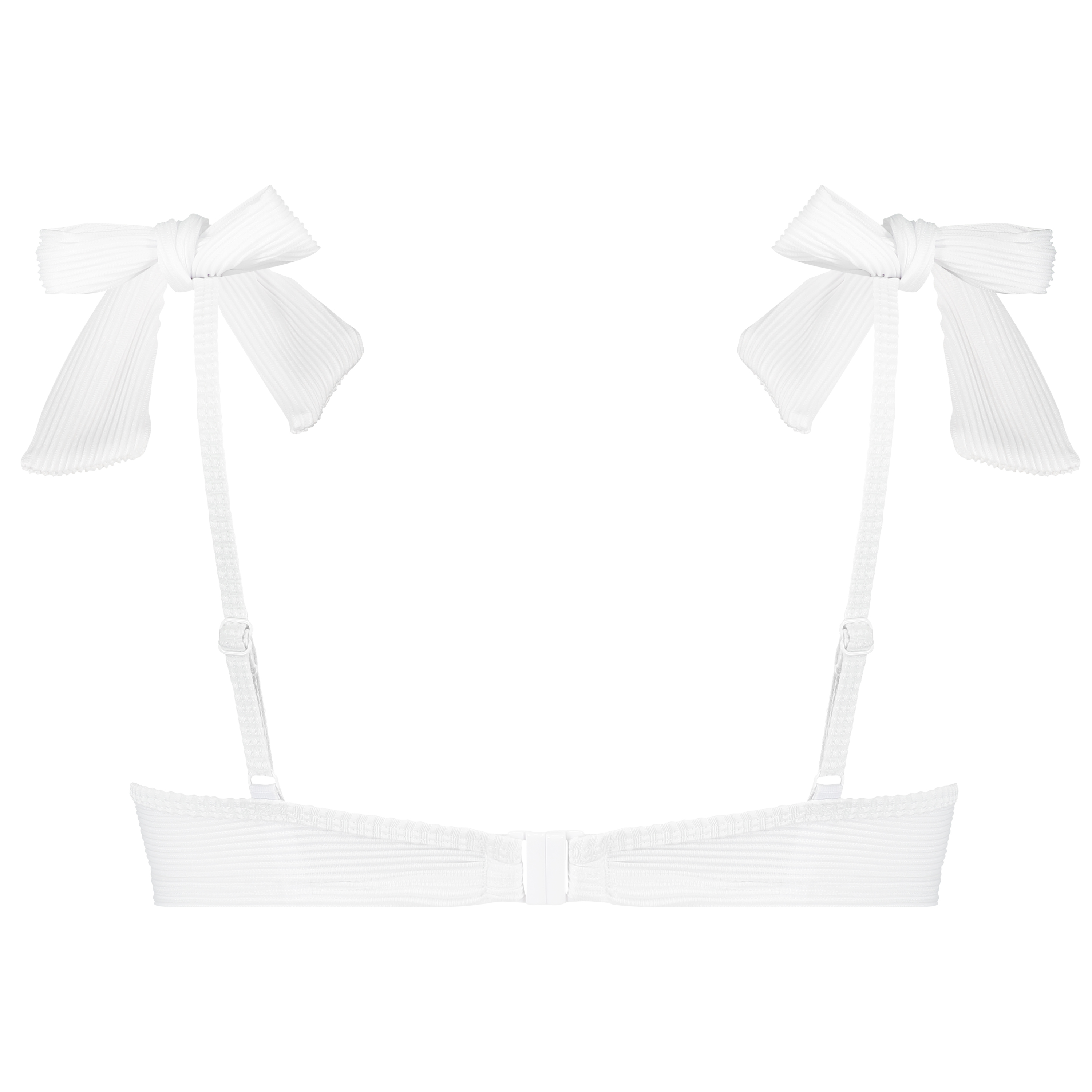 Santorini padded underwired bikini top Vivian Hoorn, White, main