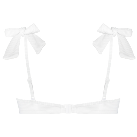 Santorini padded underwired bikini top Vivian Hoorn, White