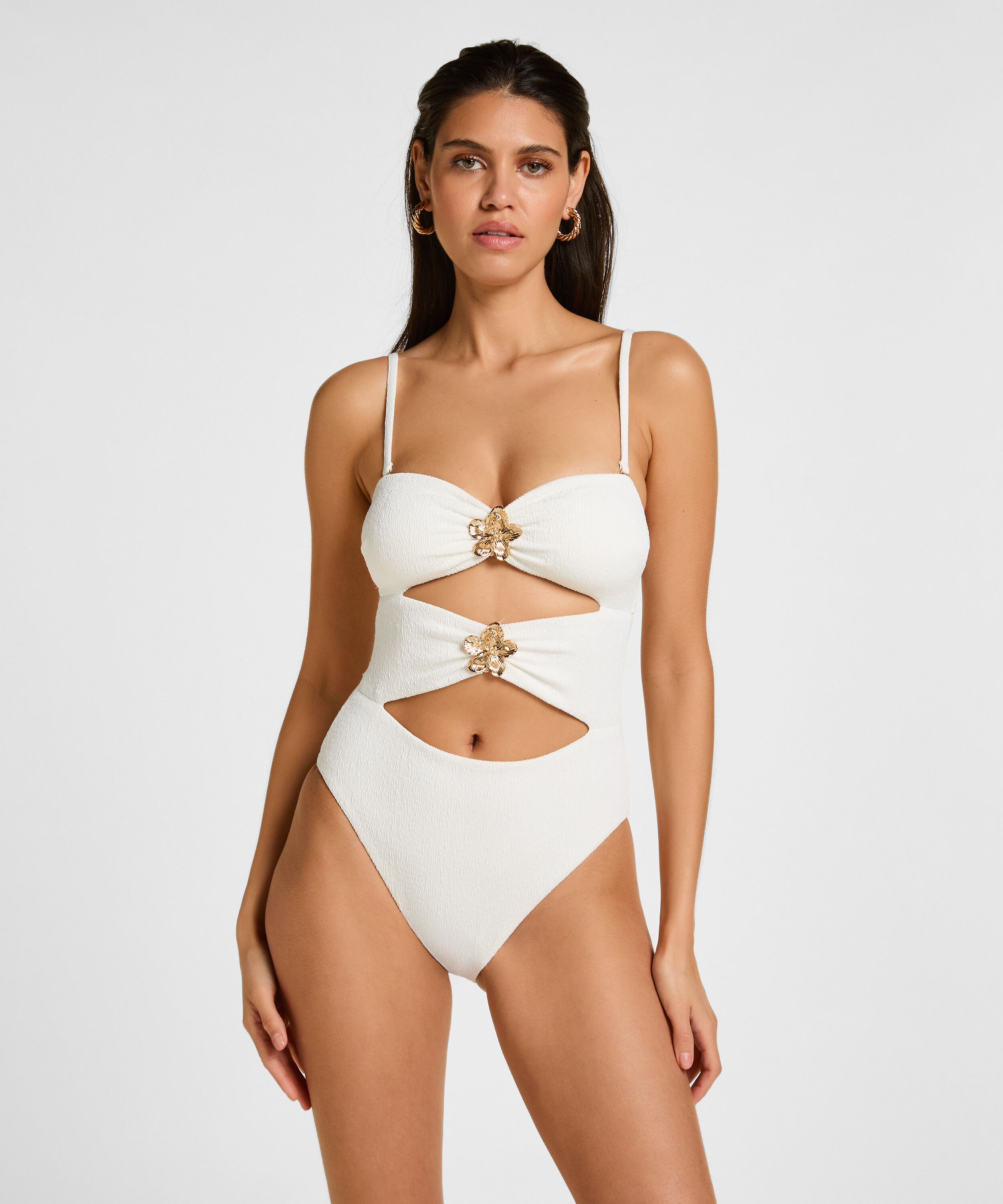 Bathingsuit Crinkle, White Bathingsuit Crinkle, White