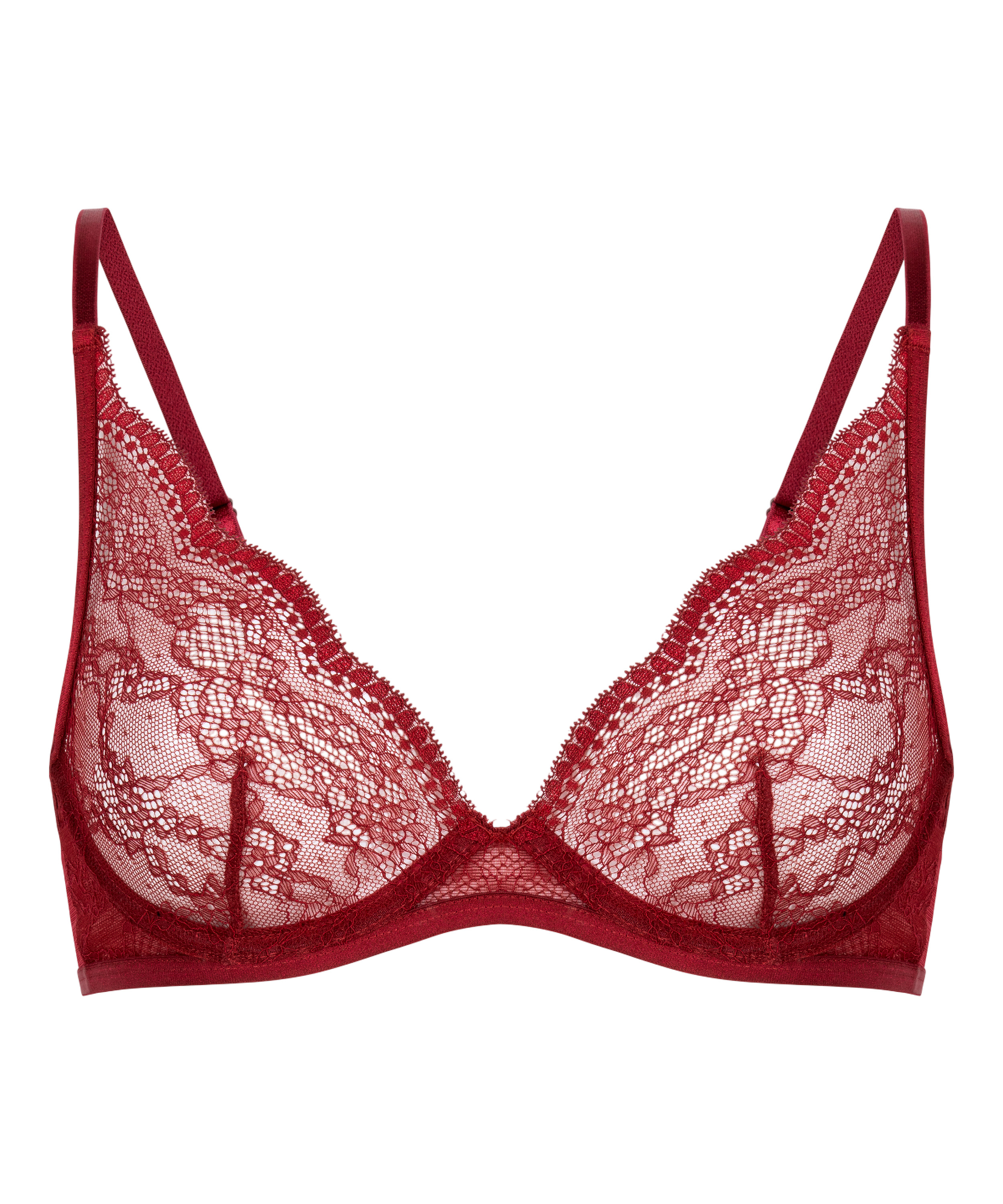 Isabelle Non-Padded Underwired Bra, Red, main