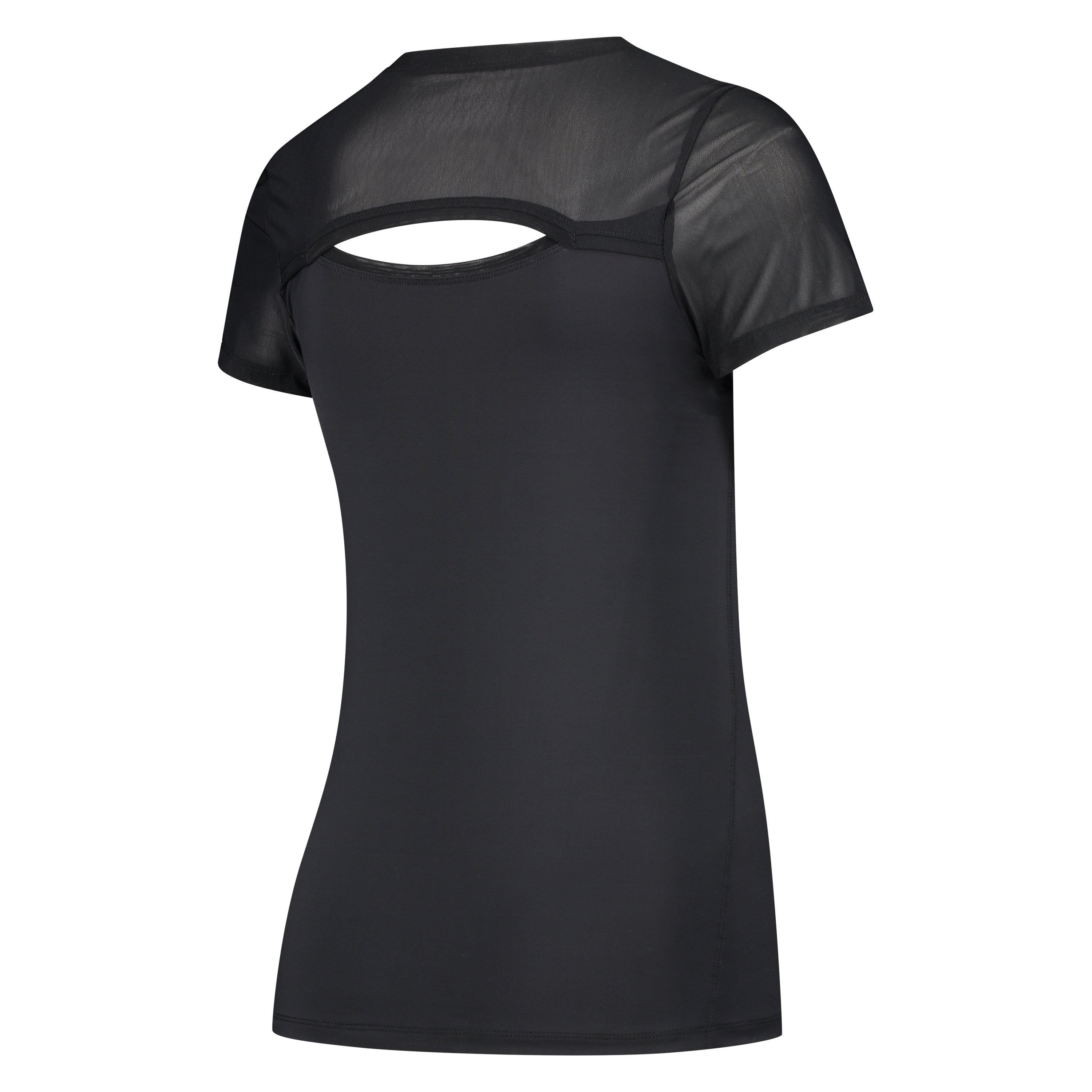 HKMX Open Back Sports Shirt, Black, main