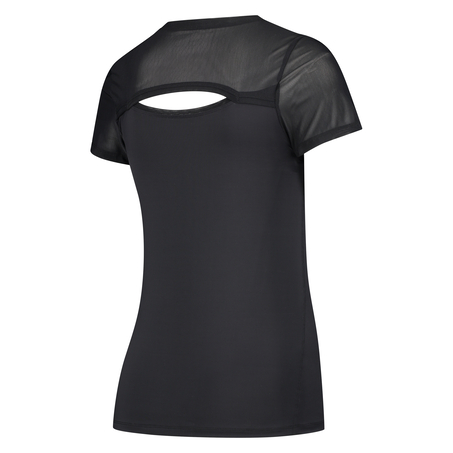 HKMX Open Back Sports Shirt, Black