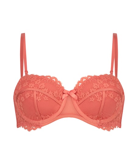 Emily Padded Underwired Bra, Orange