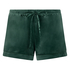 Velvet shorts, Green