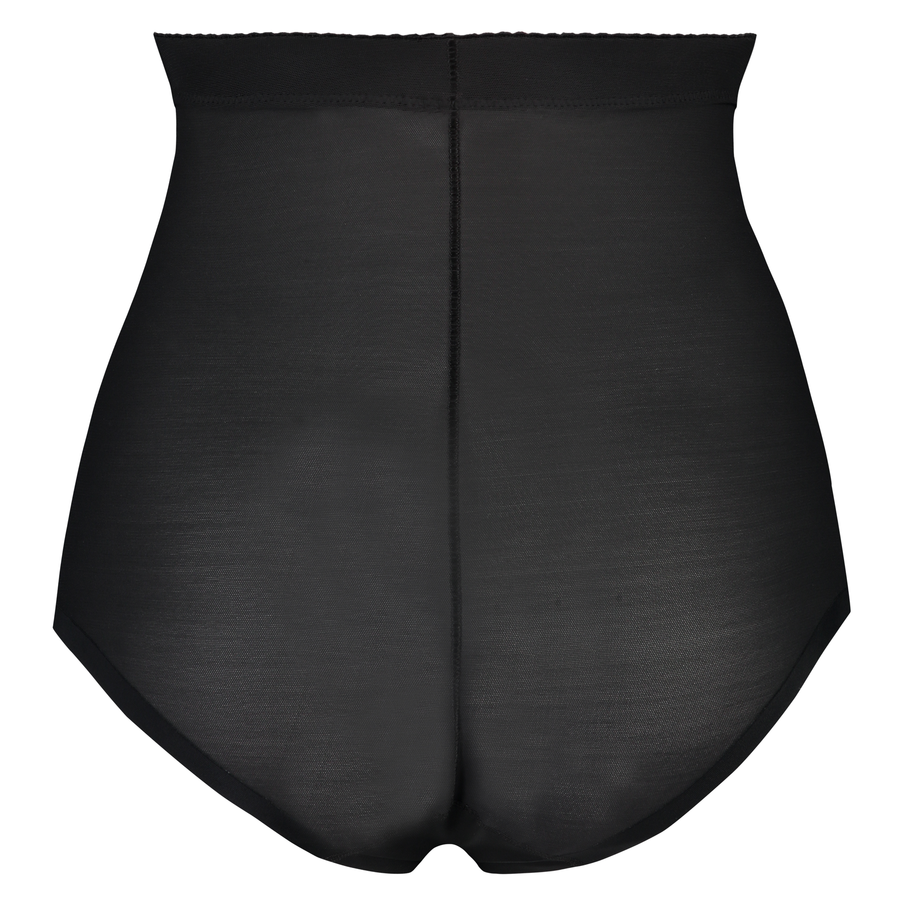 Sculpting scallop high waisted brief - Level 3, Black, main