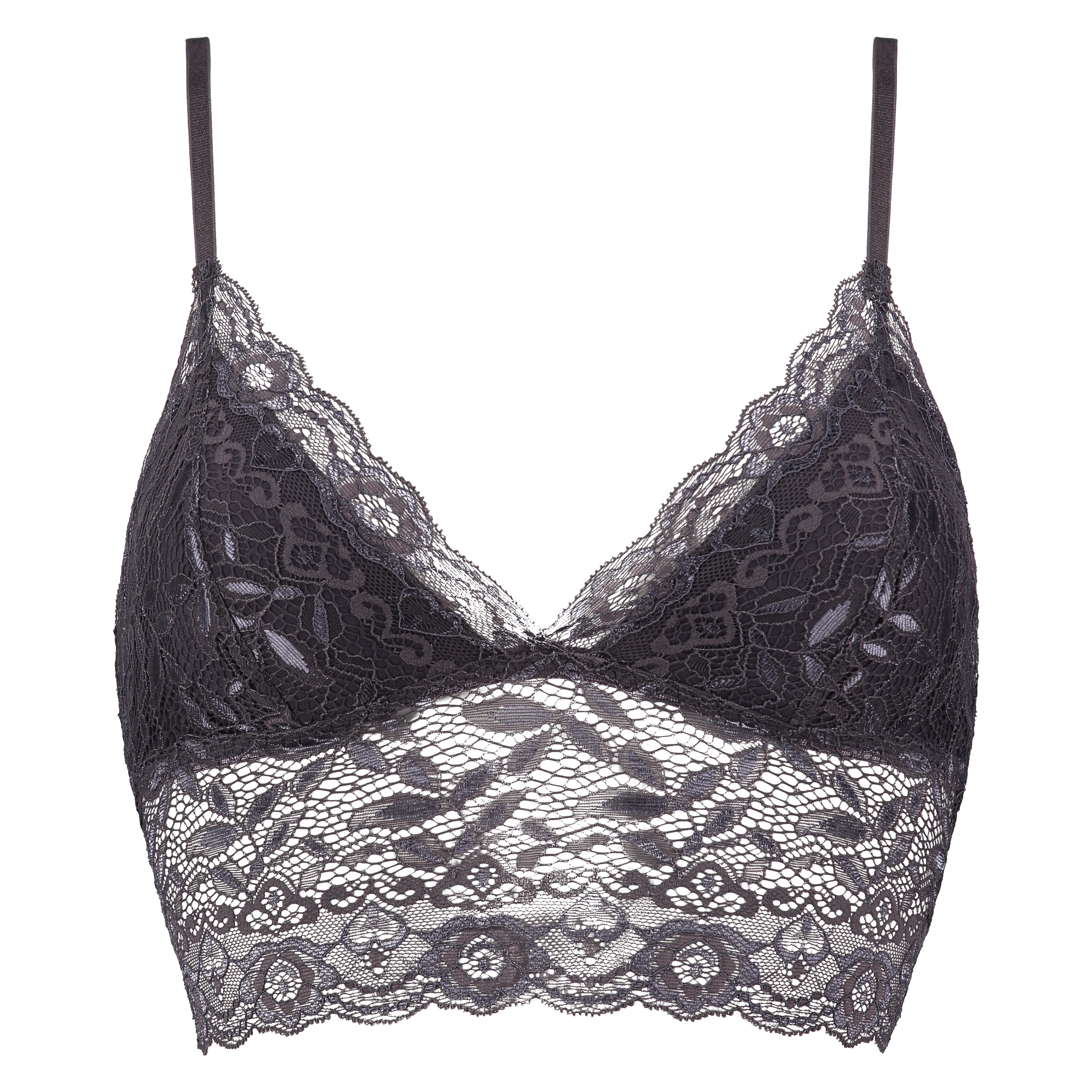 Bralette longline Fancy, Grey, main