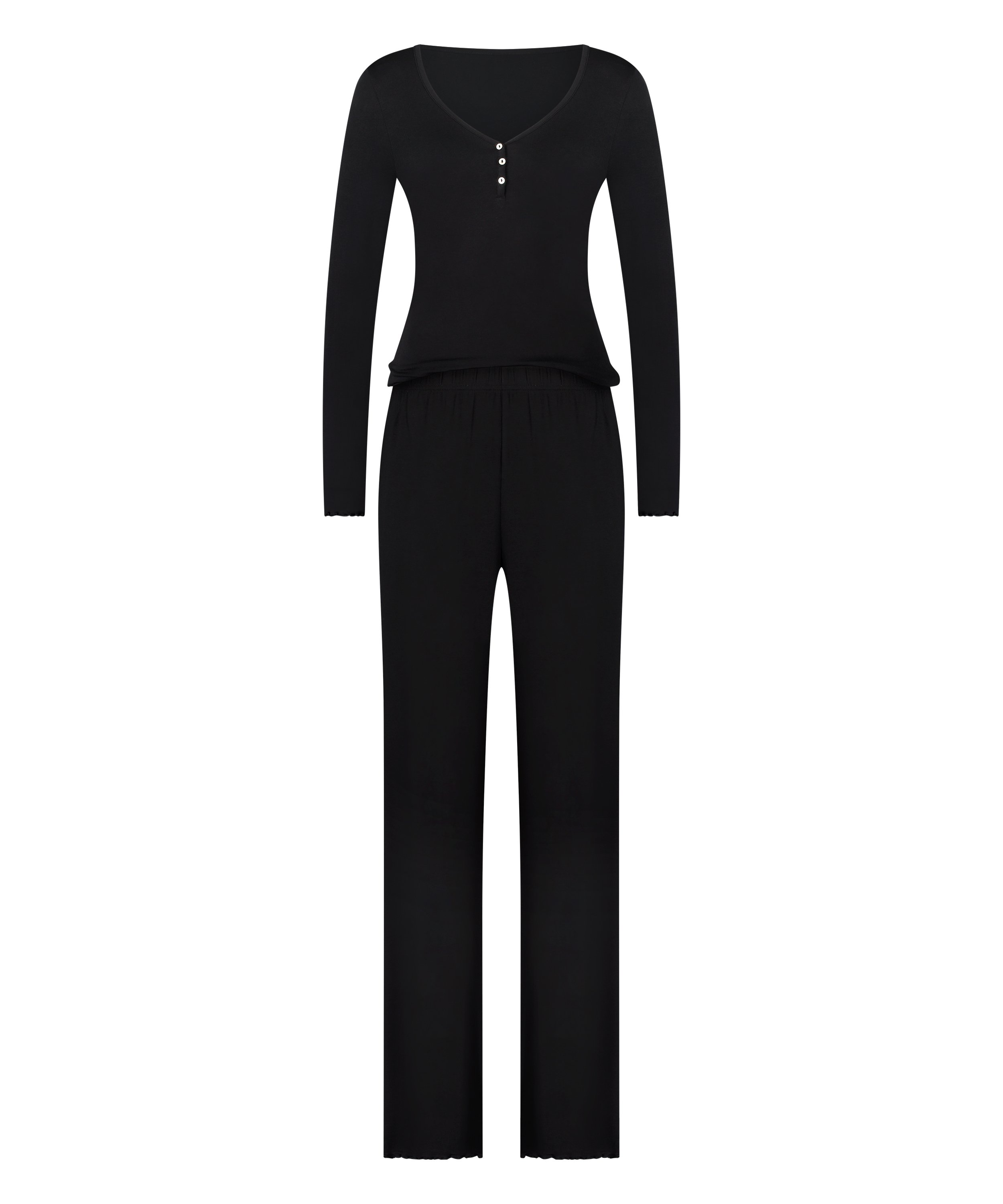 Pajama Set, Black, main
