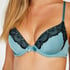 Gina Padded Underwired Bra, Green