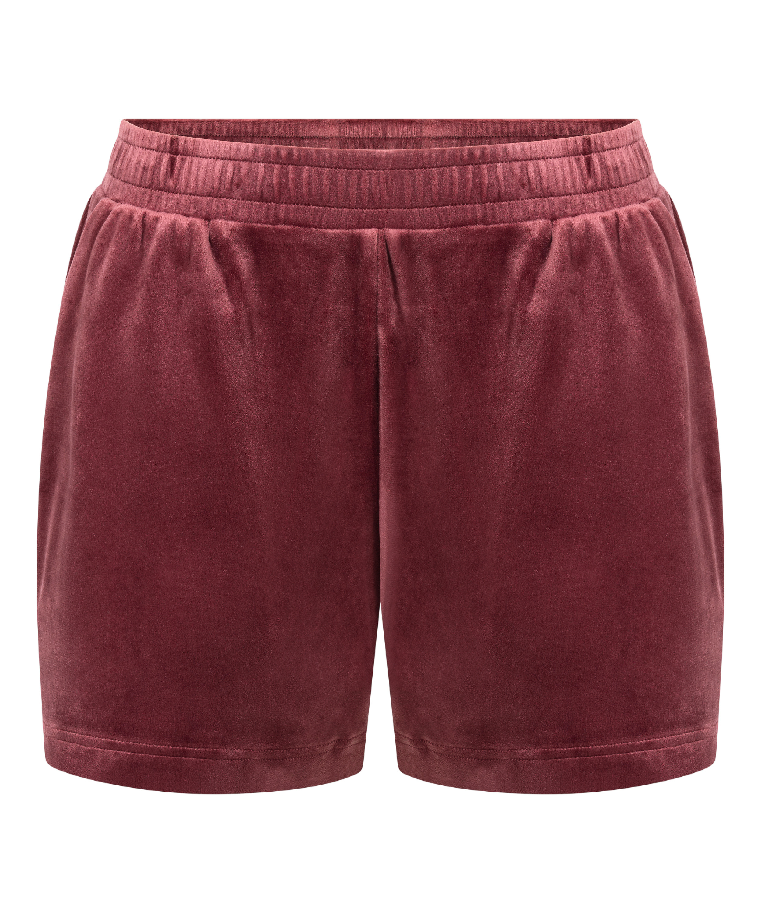 Velvet Pocket shorts, Red, main