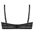Eden Padded Underwired Longline Strapless Bra, Black