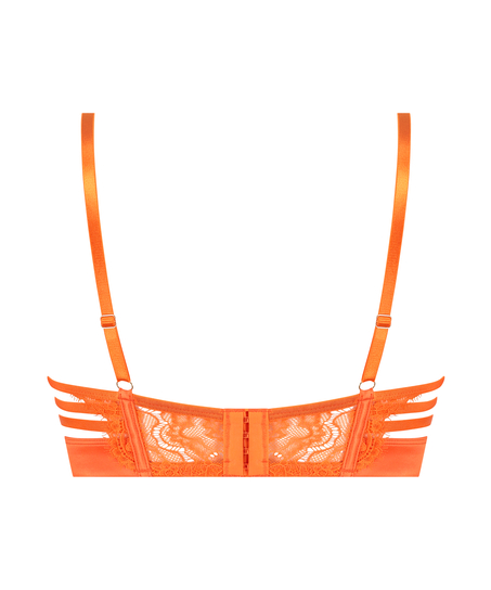 Mitzy Non-Padded Underwired Longline Bra, Orange