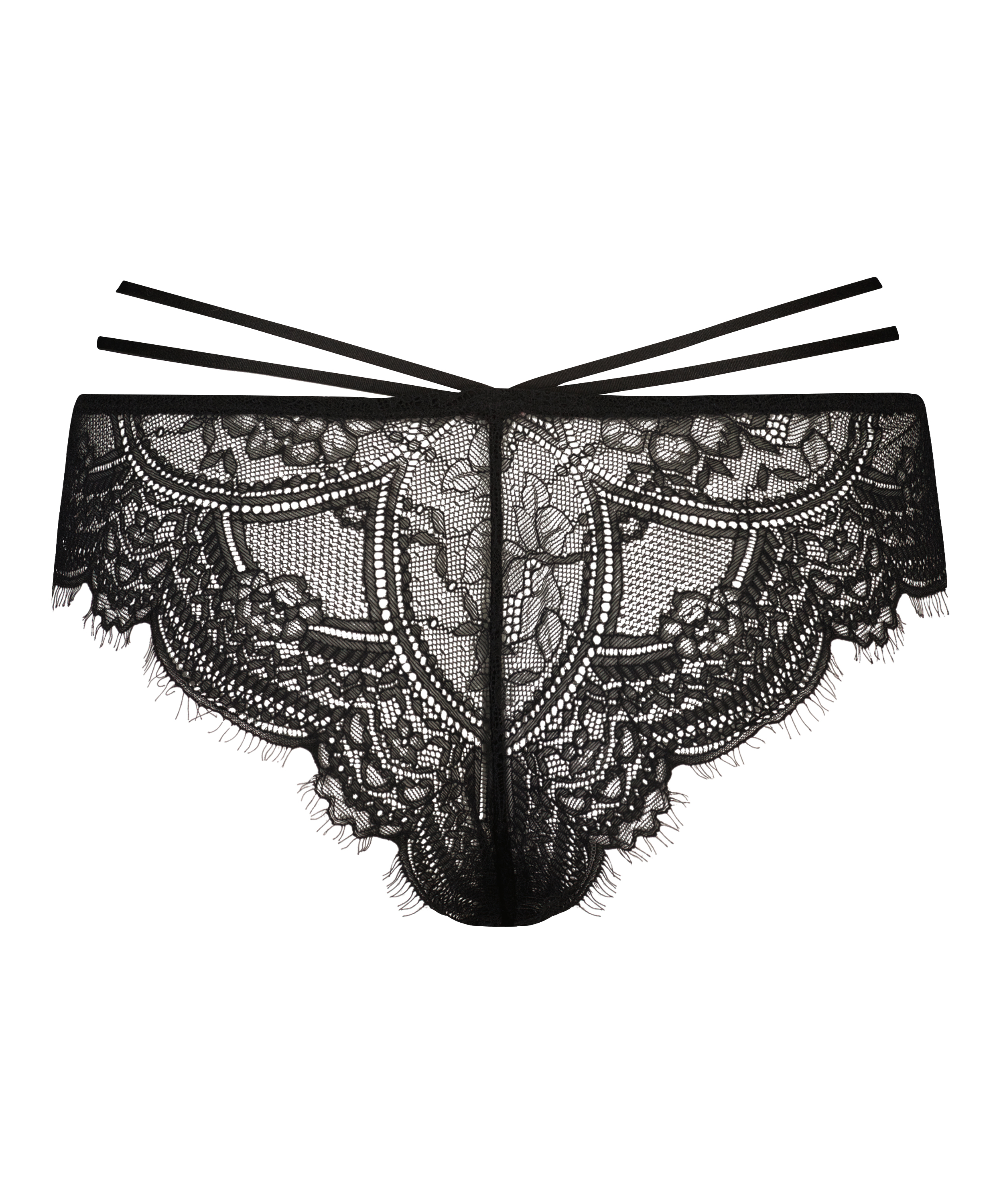 Sian High Cut Brazilian, Black, main