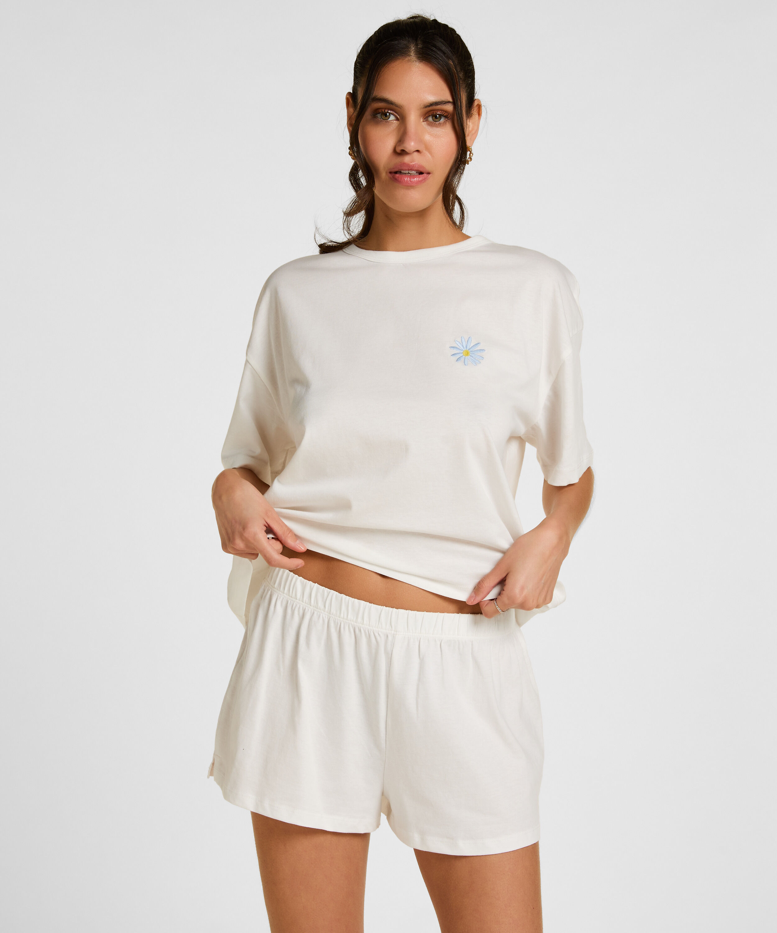 Pyjamaset Cotton, White Pyjamaset Cotton, White