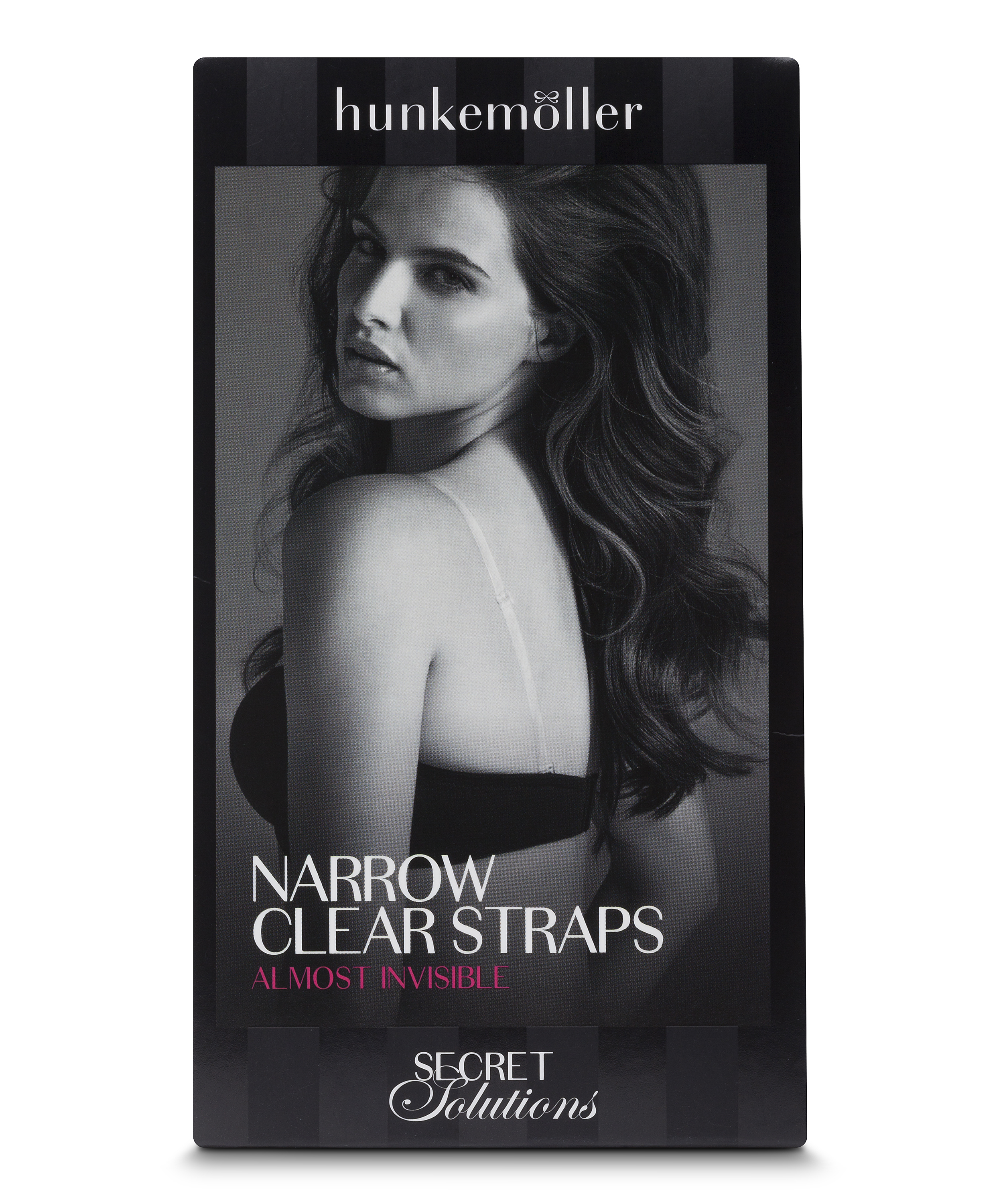 Transparent bra straps, White, main