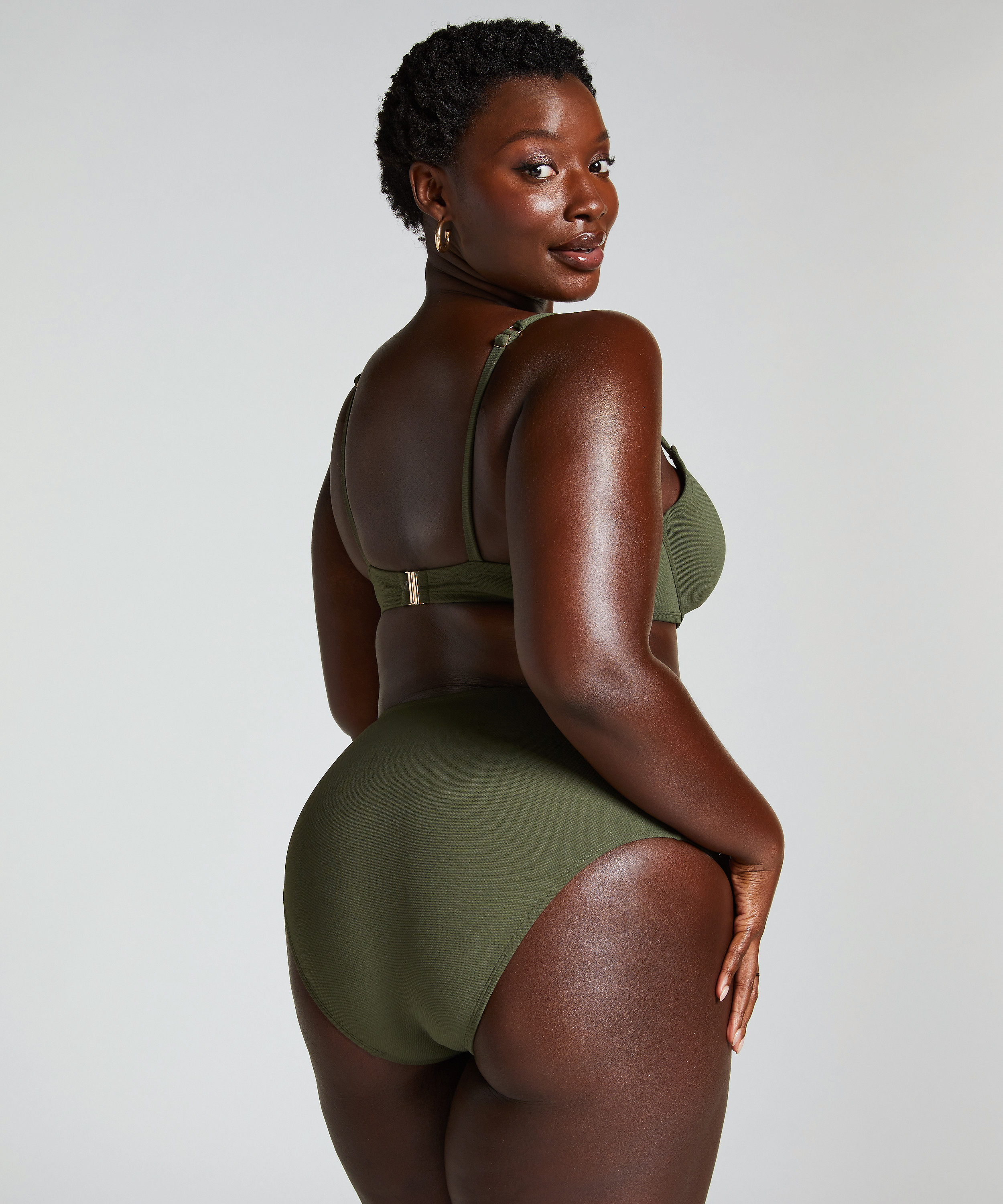 Holbox Rio Bikini Bottoms, Green, main