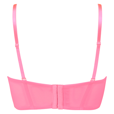 Padded longline bra Andrea, Pink