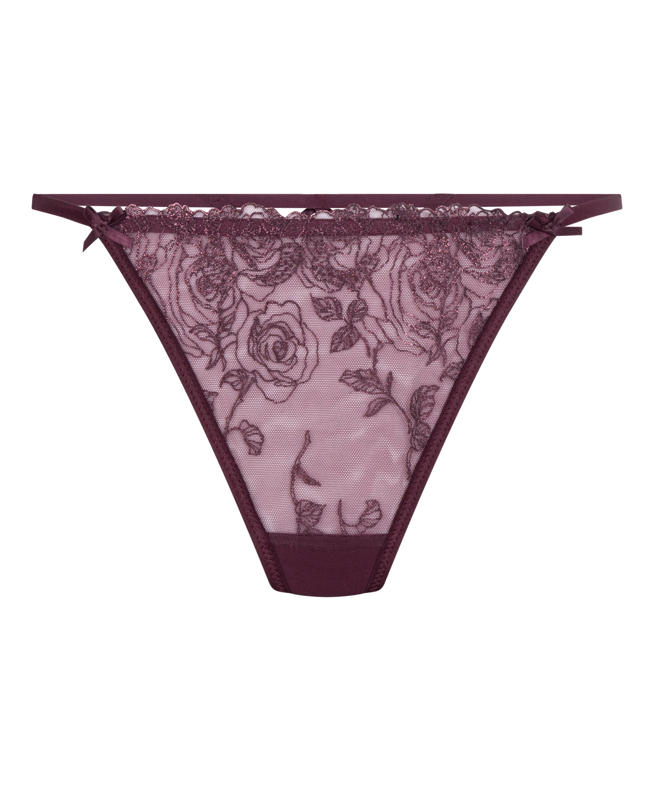 Hollie Highleg Thong, Purple, main