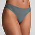 Invisible thong Stripe mesh , Grey