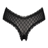 V-shape Mesh Brazilian, Black