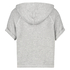 Short sleeved hoodie, Grey